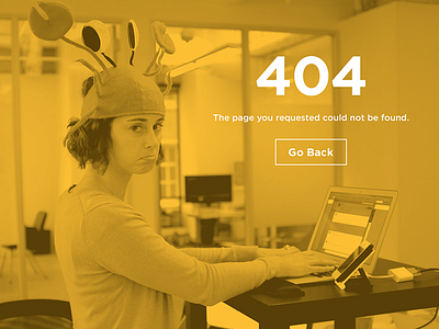 404 error page