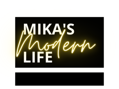 mika s modern life Logo branding logo social media pack typography