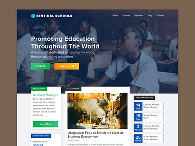 Nonprofit School WIP education nonprofit portfolio school wip