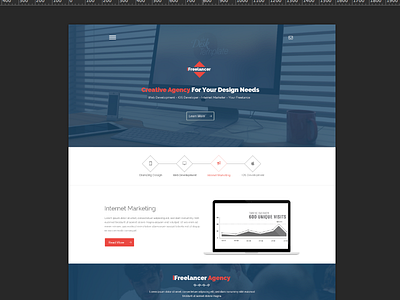 WIP - Flatstyle Web Design agency flat flat web design modern portfolio