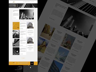 Blog Page - Arkitekto Theme Design architecture corporate creative industrial modern web design