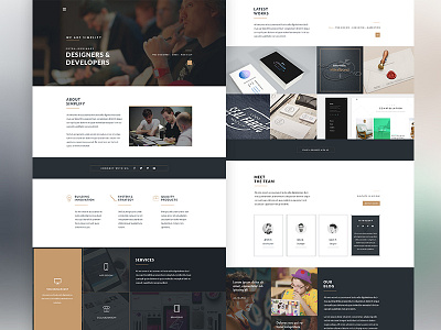 Corporate/Agency Version agency corporate theme professional webdesign