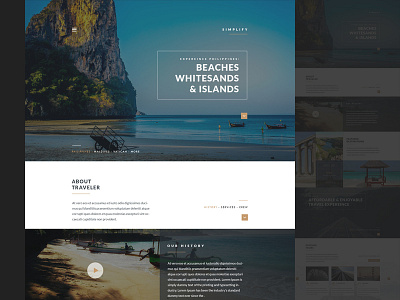 Travel Agency Style agency modern travel web design