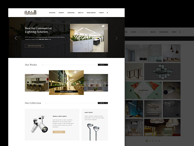 Lighting Specialist Web Redesign Round2 architecture interior design web design