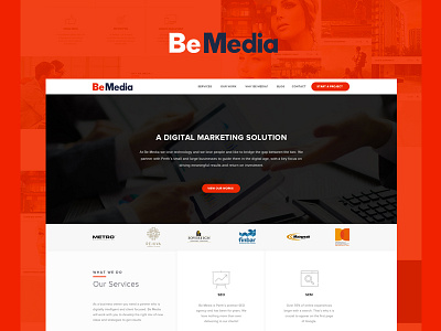 Digital Marketing Agency Website Redesign