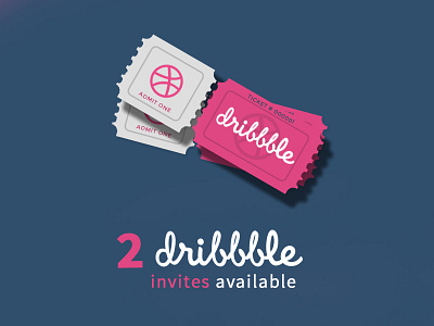 Dribble Invite 2 dribbble invites
