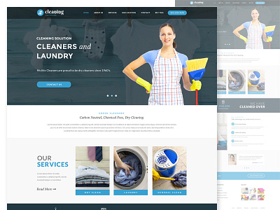 Cleaning Services Web Design cleaning house keeping laundry services washing web design