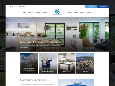 Minimalist Real Estate Web Redesign
