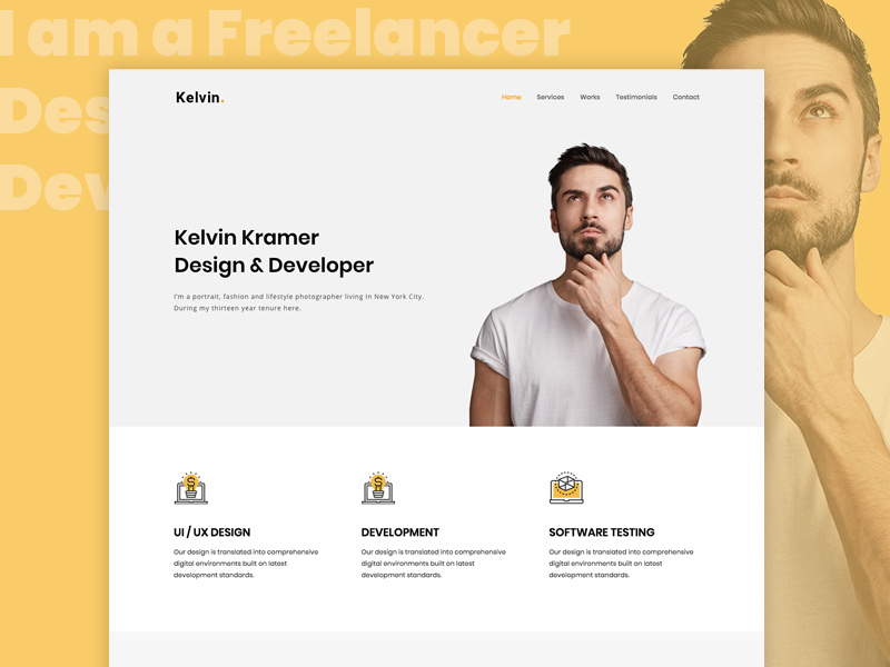 WordPress theme for Freelancers and Creative Agencies web designer web developer creative agency freelance freelancers wordpress wordpress themes