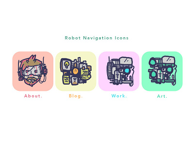 Icon exploration for Portfolio