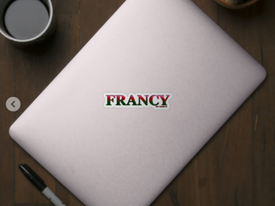 FRANCY, MY NAME IS FRANCY/SAMER BRASIL, Sticker @samerbrasil design francy illustration my name is samer brasil samerbrasil sticker