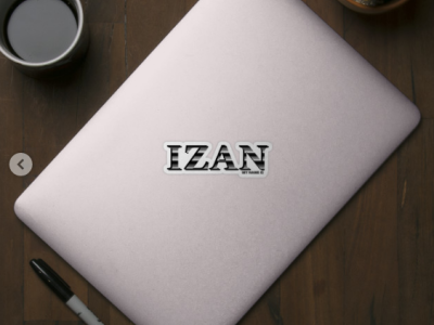 IZAN, MY NAME IS IZAN/SAMER BRASIL, Sticker