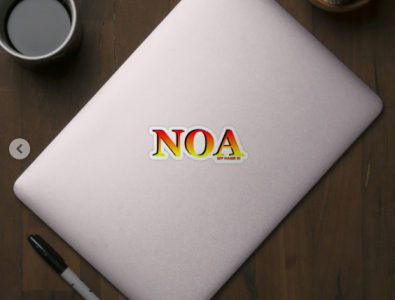 NOA, MY NAME IS NOA/SAMER BRASIL, Sticker