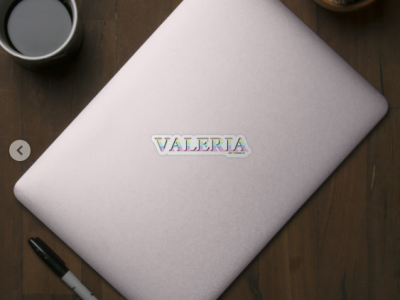 VALERIA. MY NAME IS VALERIA/SAMER BRASIL, Sticker @samerbrasil design illustration my name is samer brasil samerbrasil sticker valeria