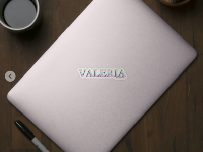 VALERIA. MY NAME IS VALERIA/SAMER BRASIL, Sticker