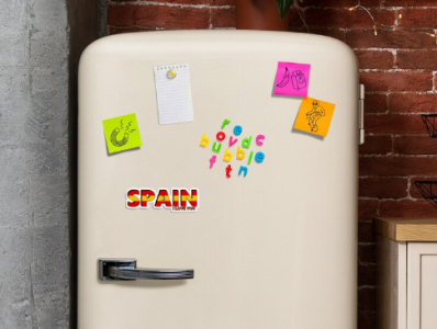 SPAIN. I LOVE YOU SPAIN. SAMER BRASIL. (ESPAÑA) Magnet