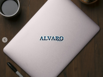 ALVARO. MY NAME IS ALVARO/SAMER BRASIL Sticker