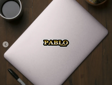 PABLO. MY NAME IS PABLO. SAMER BRASIL. Sticker @samerbrasil design illustration my name is pablo samer brasil samerbrasil sticker