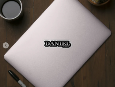 DANIEL. MY NAME IS DANIE. SAMER BRASIL. Sticker