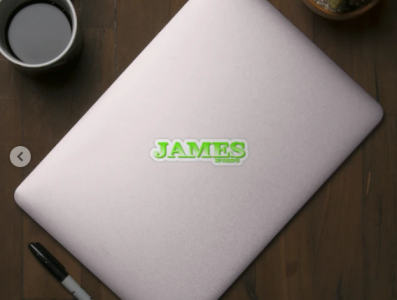 JAMES. MY NAME IS JAMES. SAMER BRASIL. Sticker @samerbrasil design illustration james my name is samer brasil samerbrasil sticker
