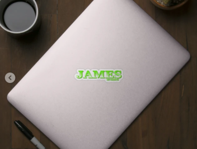 JAMES. MY NAME IS JAMES. SAMER BRASIL. Sticker