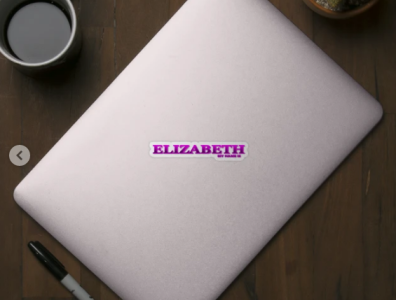 ELIZABETH. MY NAME IS ELIZABETH. SAMER BRASIL. Sticker