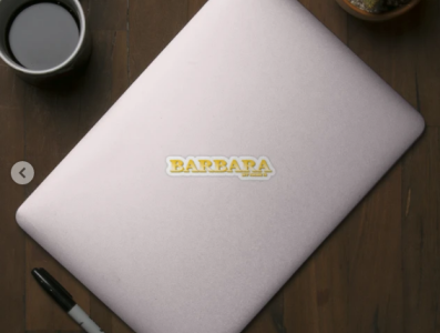 BARBARA. MY NAME IS BARBARA. SAMER BRASIL. Sticker @samerbrasil animation barbara design illustration my name is samer brasil samerbrasil sticker