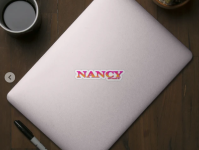 NANCY. MY NAME IS NANCY. SAMER BRASIL Sticker @samerbrasil animation design illustration my name is nancy samer brasil samerbrasil sticker