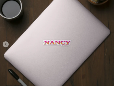 NANCY. MY NAME IS NANCY. SAMER BRASIL Sticker