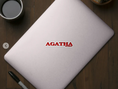 AGATHA. MY NAME IS AGATHA. SAMER BRASIL. Sticker @samerbrasil agatha animation design illustration my name is samer brasil samerbrasil sticker