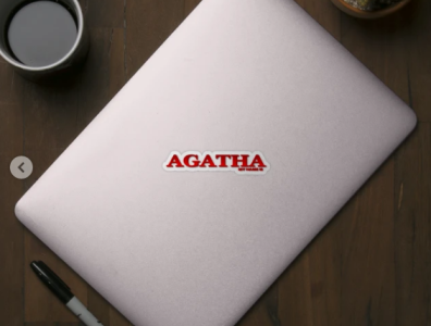 AGATHA. MY NAME IS AGATHA. SAMER BRASIL. Sticker