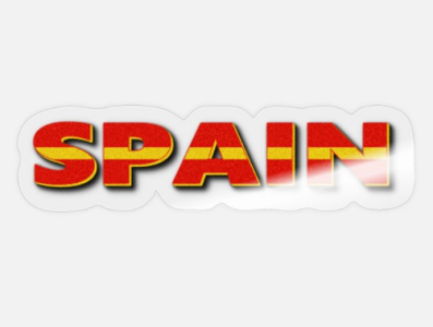 SPAIN. SAMER BRASIL (ESPAÑA) Sticker @samerbrasil animation design españa illustration magnet samer brasil samerbrasil spain sticker