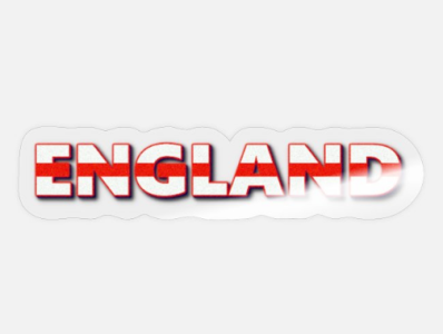 ENGLAND. SAMER BRASIL, Sticker @samerbrasil animation design england illustration magnet samer brasil samerbrasil sticker