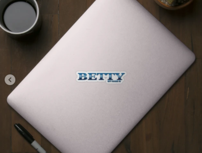 BETTY. MY NAME IS BETTY. SAMER BRASIL,   Sticker