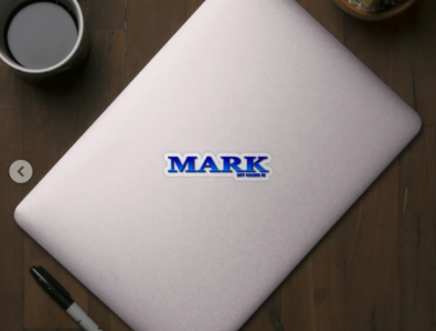 MARK. MY NAME IS MARK. SAMER BRASIL, Sticker @samerbrasil animation design illustration magnet mark my name is samer brasil samerbrasil sticker