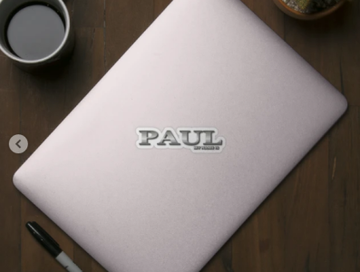 PAUL. MY NAME IS PAUL. SAMER BRASIL Sticker @samerbrasil animation design illustration magnet my name is paul samer brasil samerbrasil sticker