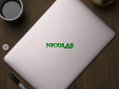 NICOLAS. MY NAME IS NICOLAS. SAMER BRASIL. Sticker @samerbrasil animation design i love you illustration magnet my name is nicolas samer brasil samerbrasil sticker