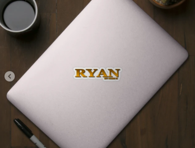 RYAN. MY NAME IS RYAN. SAMER BRASIL. Sticker