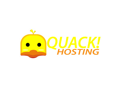 quack hosting logo logo logo designer logodesign websitelogo