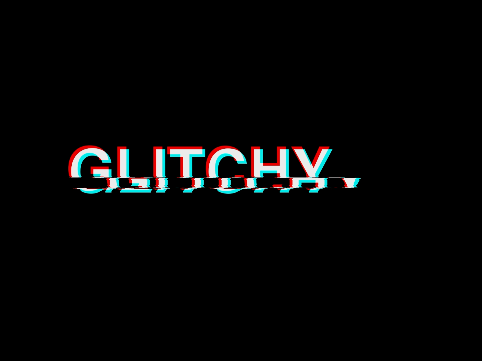 Glitchy Website aftereffects glitch motiongraphics portfolio vfx web design website