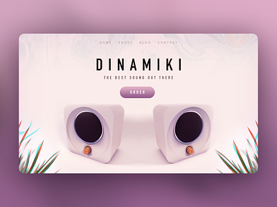 Dinamiki 3d 3d art 3d modeling branding cinema4d design graphic design illustration ui ux web web design