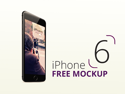 iPhone 6 (Free Mockup) app apple black download free iphone6 mobile mockup psd