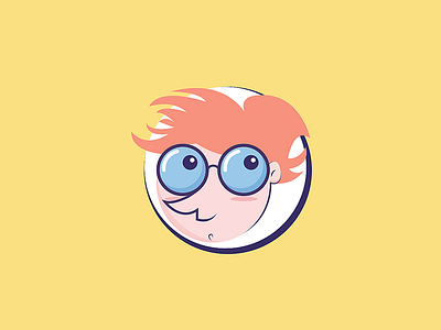 Geek Guy! cartoon character funny game glasses illustration