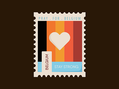 Pray For Belgium belgium envelope explosion illustration letter pray sad stamp travel