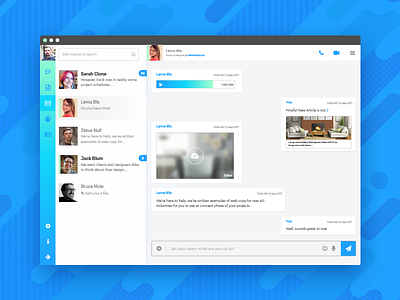 Team Messenger UI Concept