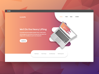 LocateMe Landing Page