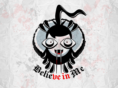 Believe in Me! branding cartoon design fun funny graphic design halloween illustration logo vampire vector