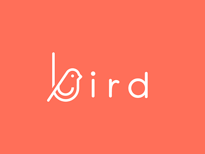 bird minimal modern logo design