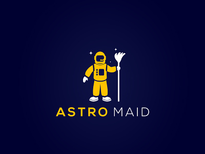 Astro Maid Logo Design
