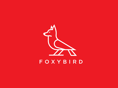 Creative minimalist lineart logo design bird brandingcoach clean creative creative logo eyecatchy fiverr fly fox foxy lineart logo logodesigner minimalist sky worthart